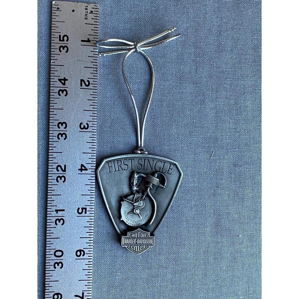 Harley-Davidson Charm Wrap Up The Rumble Metal 2.5" 1999 Vintage Ornament